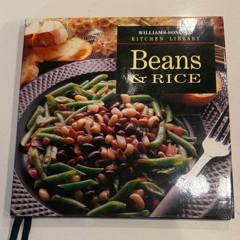 Williams Sonoma Kitchen Library: Beans & Rice Cookbook - Black Cover